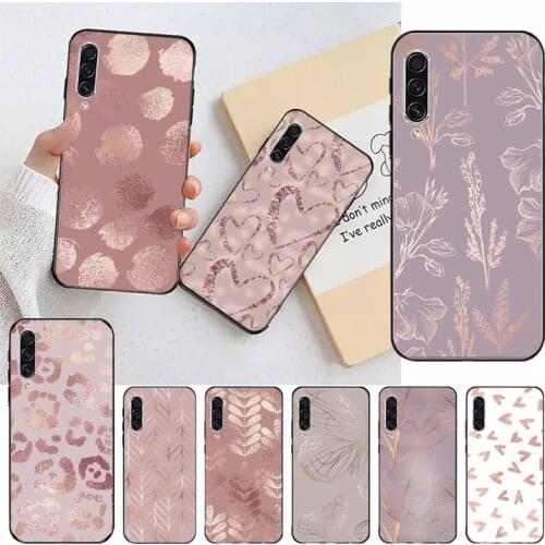Love golden heart giltter pattern Phone Case For Samsung galaxy S 9 10 20 A 10 21 30 31 40 50 51 71 s note 20 j 4 2018 plus