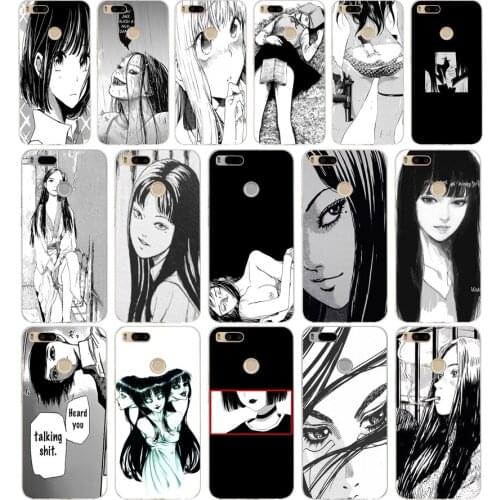 42AA Japanese horror comic Tomie gift Soft Silicone Tpu Cover phone Case for Xiaomi Redmi Mi A1 A2 8 lite