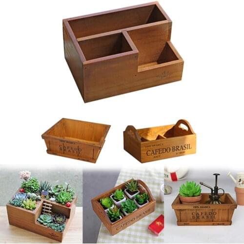 Wooden Flowerpot Flower Pots for Succulent Plants Nursery Garden Pot Flower Pot Planter Garden Planter Flower Pot
