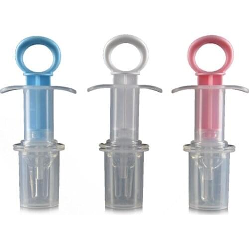 Baby Needle Pacifier Drug Feeder Safe Squeeze Medicine Liquid Dispenser Dropper XXFE