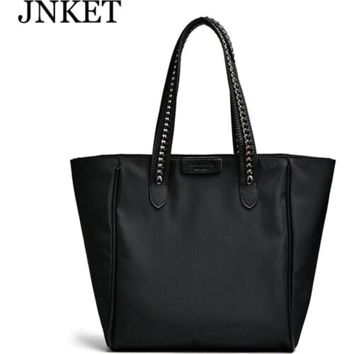 JNKET New Fashion Nylon Underarm Bag Large Capacity Tote Bag Womens Handbag Shoulder Bag