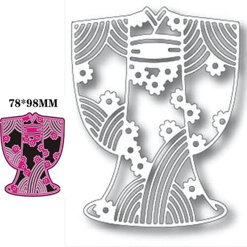 Kimono 2021 Metal Cut Dies Stencils for Scrapbooking Stamp/Photo Album Decorative Embossing DIY Paper Cards