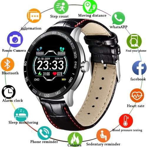 LIGE 2019 New Smart Watch Men Heart Rate Blood Pressure Fitness Tracker Sport Watch IP67 Waterproof Smartwatch Pedometer+Box