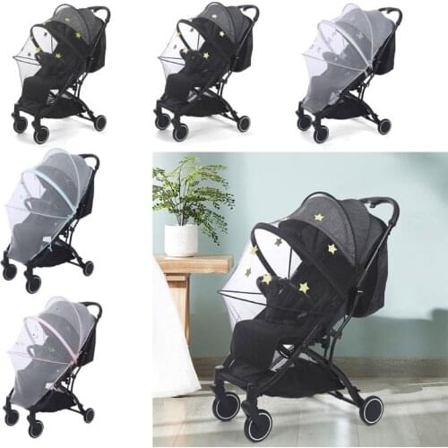 Infants Baby Stroller Net Safe Mesh Buggy Crib Netting Cart Net Pushchair Full Cover Netting H055