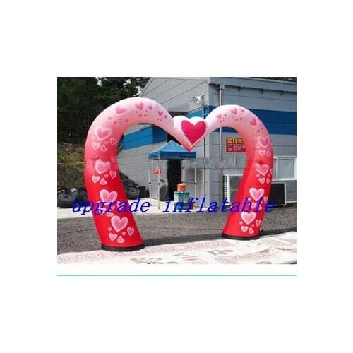 Outdoor cheap inflatable lighting wedding / event arches with led light for sale