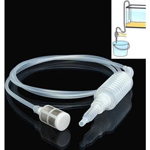 Hand-actuated manual pump Water Cleaner Tool Siphon filter pump, aquarium tank cleaning tools Water Changer pipe for water fish