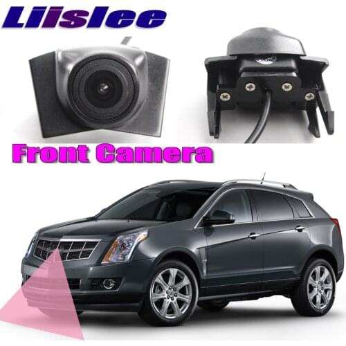 LiisLee Car Front Camera CAM Mesh Front Grille Logo CAM For Cadillac SRX 2010-2016 11 12 13 14 DIY Manually Control Front Camera