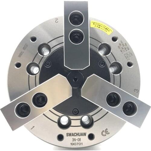 Solid three-jaw hydraulic chuck, 3N-10 (Flange A8)
