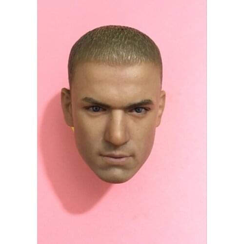 Scale 1:6 For collection figure head carving Prison Break 1:6 Michael J Scofield Head Sculpt Toys Gift for 12inches male body