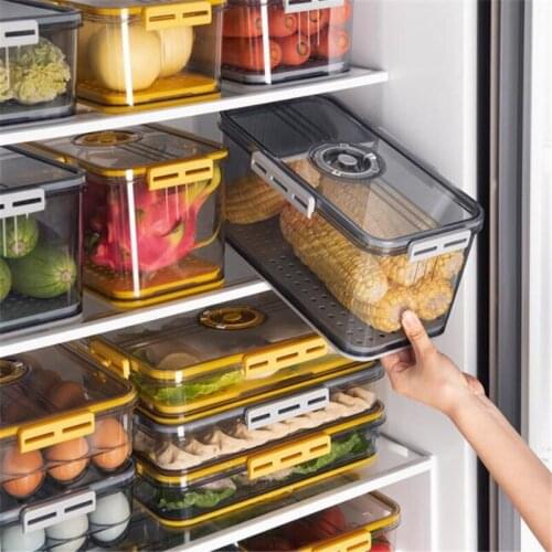 Storage Box Keep Fresh Fridge Organizer Kitchen Accessories Food Container