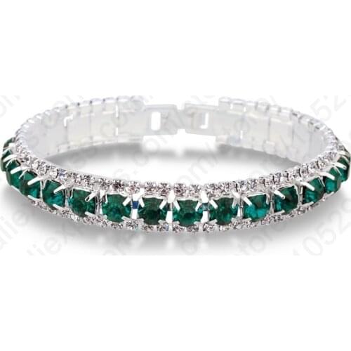 Hot Selling Cubic Zircon Bracelet& Bangle Women Jewelry Gifts 925 Sterling Silver Bracelets