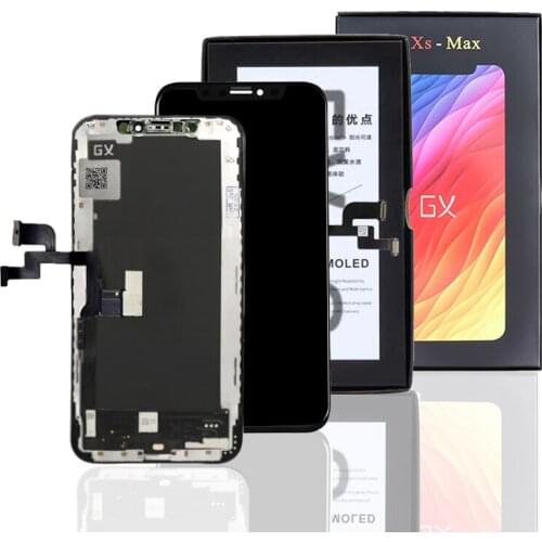 GX Pantalla Hard OLED Display For iPhone X XS LCD Display Touch Screen Digitizer Assembly For iPhone X XS Max XR With 3D Touch