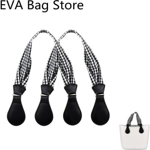 1 Pair Short Bag Handles Sliver Color for obag