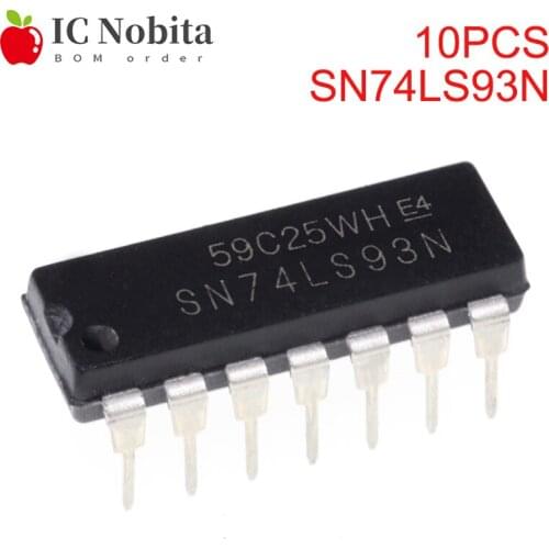 10PCS SN74LS93N DIP-14 HD74LS93P New