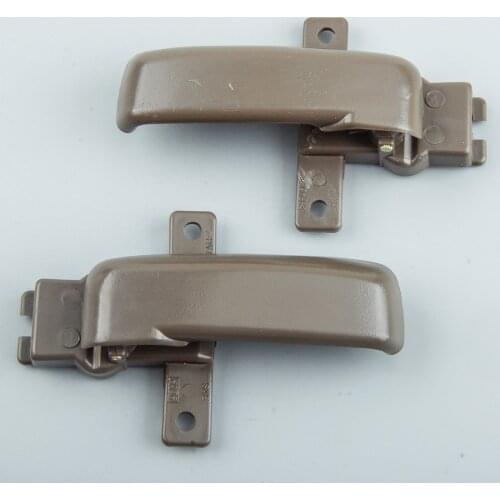 2Pcs/Set Car Interior Door Handle Fit For Isuzu NPR NPR-HD NQR NRR 1995-1999 2000 2001 2002 2003 2004 2005 2006 2007 Dark Grey