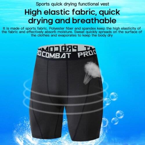 2021 Men Quick Dry Short Running Tights Mens Compression Running Shorts Gym Fitness Sport Leggings Male Underwear Sport Shorts