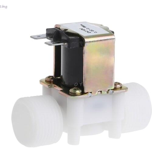3/4" DC 12V PP N/C Electric Solenoid Valve Water Control Diverter Device