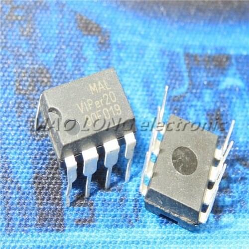 10PCS/LOT VIPER20A DIP-8 VIPER20 DIP8 DIP management chip In Stock