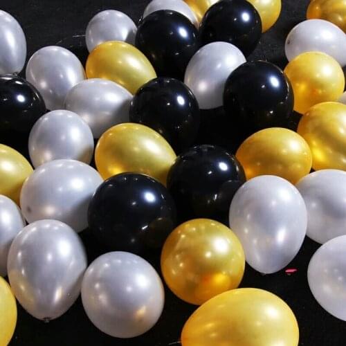 50pcs 10/12inch Mixed Latex Evening Party Decorations Adult Happy Birthday Balloons for Wedding Party Balloons Garland Decor