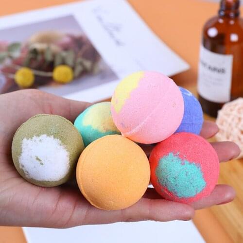 6PCS/Set Bath Bomb Gift Set Baking Soda, Sea Salt Bath Bombs for Women, Men & Kids, Bath Bombs, 30g Spa Bath Balls