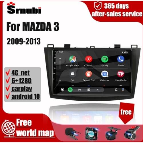 For Mazda 3 2009-2013 Android Car Radio Multimedia 2 Din Navigaion Float window Split Screen 4G audio stereo accessories speaker