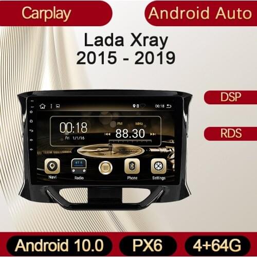 Iodun For Lada Xray X Ray 2015 - 2019 Car Radio Stereo Receiver Player With Screen Carplay Android Auto Din Bluetooth Mp3 1 2
