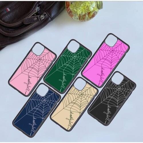Toile D Araignee Dessin Phone Cover For iPhone 11 Pro X XS Max XR 5 6 6S 7 8 Plus Iphone 12 12pro Max TPU+PET Back Cover