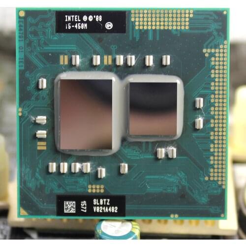 Intel core Processor I5 450M 3M Cache 2.4 GHz Socket G1 Dual-Core Laptop Notebook CPU Free Shipping