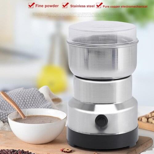 220V 220W Electric Grain Grinder Mill Multifunctional Home High-speed Spice Cereals Nuts Coffee Dry Food Grinding Machine