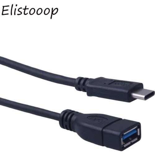 Elistooop USB 3.1 Type C OTG Cable Converter 5 Gbps USB 3.0 to 3.1 Type C Adapter Cord for HUAWEI P20/P10,Mi 6/5/4C,Samsung S9/S