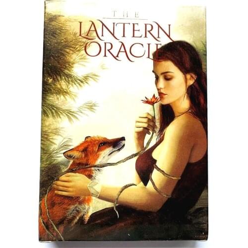 The Lantern Oracle Desk Cards English Version Oracle Divination Fate Game Deck Table Board Games Playing Card With PDF Guidebook
