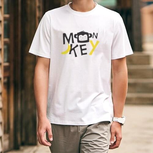 TARCHIA 2021 New Summer Brand t-shirt Cotton Monkey Tops Tees Men Short Sleeve Boy Casual Homme Tshirt Plus Fashion