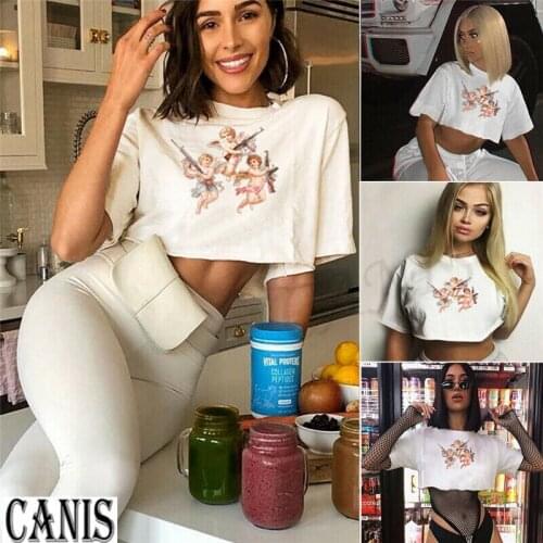 Женские хлопковые футболки GuliriFei China At AliExpress