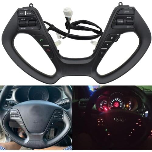 Good quality Multifunctional Cruise Control Steering Wheel Modification Button Support Bluetooth Phone Call For KIA K3 KS3