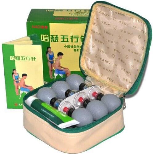 China therapy Haci Magnetic Acupressure Suction 18 Cups silver needles ,HACI MASC Manipulation Acupunture Cupping Via Chinapost