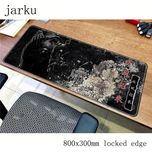 Samurai mouse pad gamer best seller 700x300X3MM notbook mouse mat gaming mousepad HD print pad mouse PC desk padmouse mats
