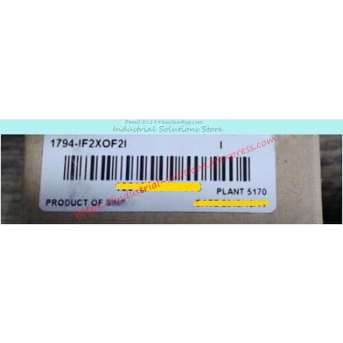 New 1794-IF2XOF2I Industrial Control1794-IF2X0F2I