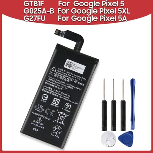 Original Replacement Battery GTB1F G025A-B For Google Pixel 5 Pixle5 XL Pixel5 Pixle5XL Phone Batteries