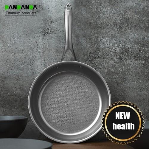 PANPANDA titanium frying pan pan titanium steak fry pan Fried egg 26 cm of titanium pot