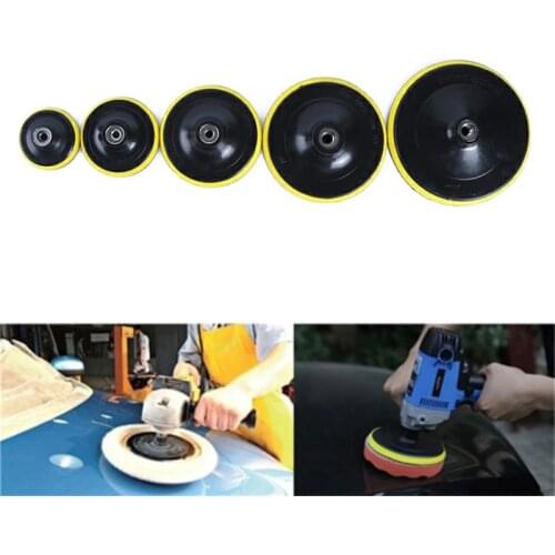Backing Pad Car Polisher Bonnet Dia 3' 4' 5' 6' 7' Inch Angle Grinder Wheel Sander Paper Disc Auto Polishing Pads Tool