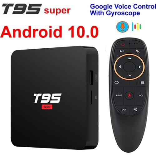 Android 10.0 Smart TV Box T95 Super 2GB 16GB Allwinner H3 Quad Core 4K HDR 2.4G WIFI Youtube 4K Set Top Box Media Player