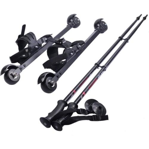 Rollerski Roller Dry Land Cross Country Snowboard Pulley Shoes Free Traditional Land Skiing Kit Easy to Wear Off Dry Land Cross