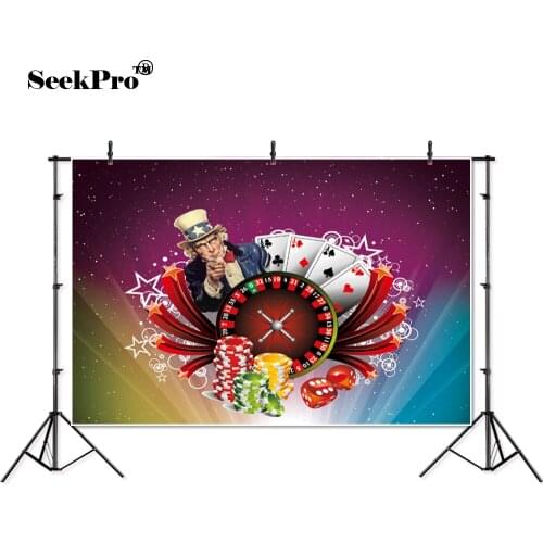 Thin vinyl Chip card stars Dice glitter kids baby children photo Backgrounds Professional indoor Photographic studio Backdrops