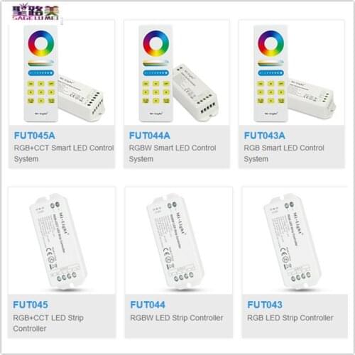 Mi.Light FUT043 FUT044 FUT045 FUT043A FUT044A FUT045A RGB RGBW RGB+CCT Function LED Controller Smart LED Control System