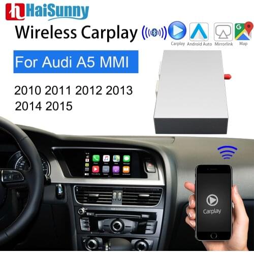 Wifi Wireless Carplay For Audi A5 MMI 3G Support Retrofit Screen Multimedia Mirror Link USB Interface Reverse Cam GPS Navi Auto