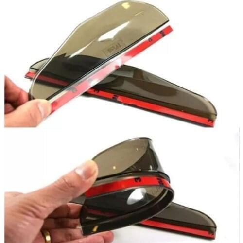 2pcs PVC Car Back Mirror Eyebrow Rain Cover sticker For Sitz abdeckung Altea Ibiza Cupra Leon Cupra MK1 MK2 Toledo