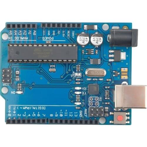 3.3V/5V CH340 CH340G USB Type-B Mit Atmel ATmega328P 16MHz for Arduino UNO R3 Replace ATmega16U2 with Pin ONE
