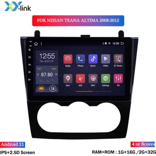 9 inch Android 8.1 touch screen car multimedia player For Nissan Teana ALTIMA 2008-2012 car radio gps navigation no 2 din dvd