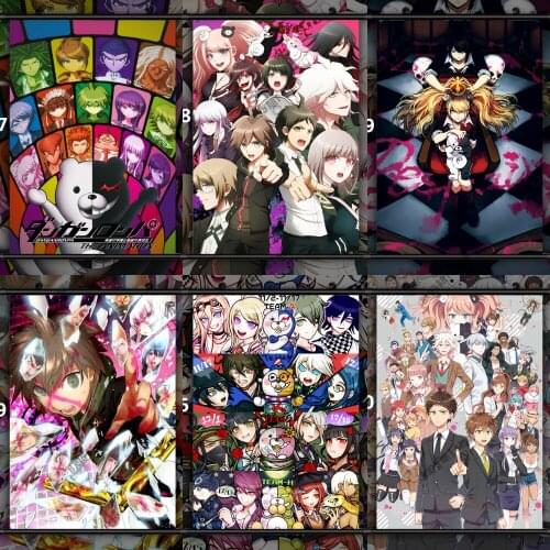 Diamond Painting Danganronpa Zettai Zetsubou Shou Anime Diamond Embroidery Full Square Round Mosaic Cross Stitch Kits Home Decor
