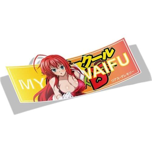 Personality Highschool DxD Slap Stickers Anime Vinyl Car Sticker Window Bike Decal Car Accessories Cover Scratches Waterproof